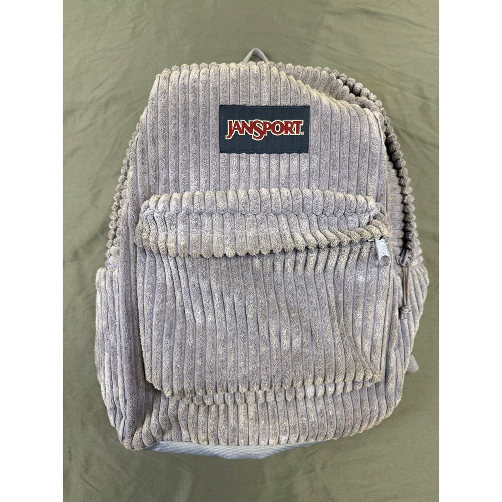 Jansport Cool Student Backpack Superbreak Plus FX Surreal Corduroy Lavender Ash